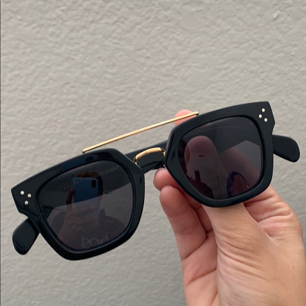 Celine Black Cat Eye Sunglasses - Picture 2 of 3